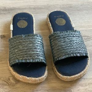 Nalho Espadrille Slides - NEW - Never worn